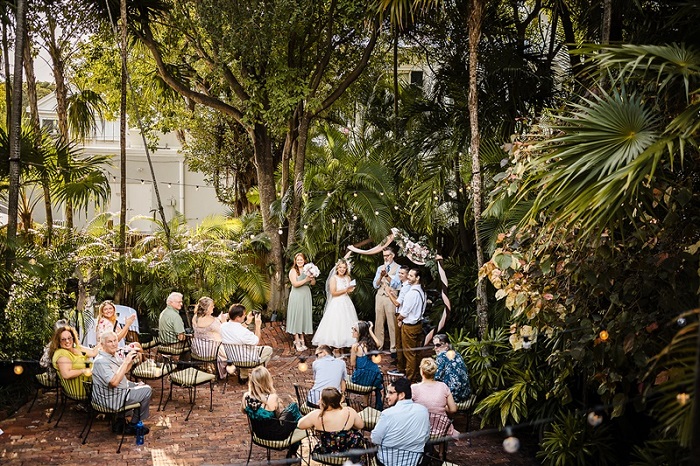 Key West Garden Wedding Ceremony - Filda Konec Photography